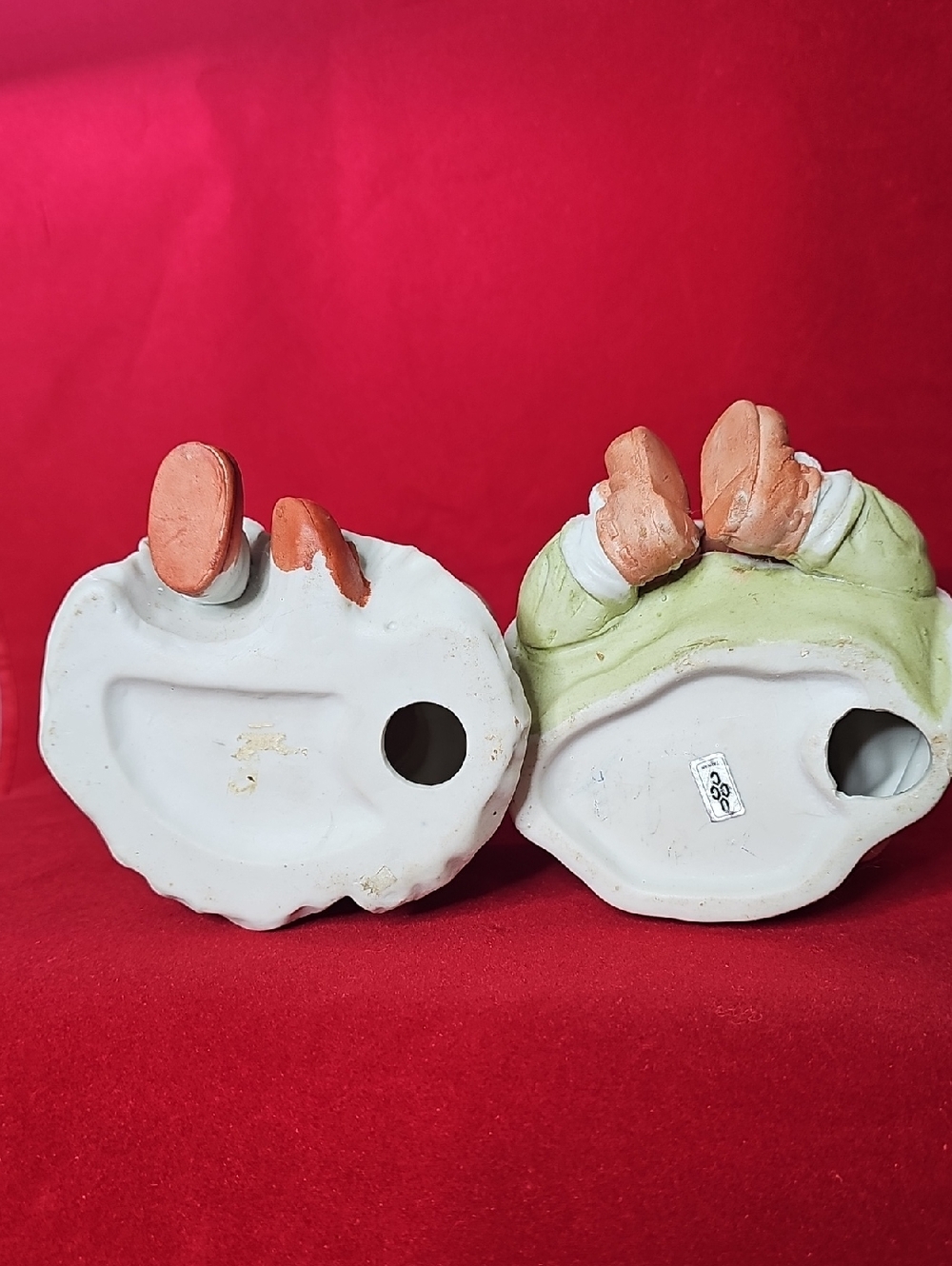 VintagePorcelain Figurines Piano Babies - Picture 5 of 6